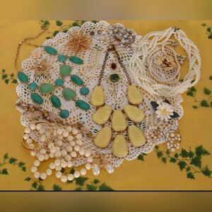 Vintage to Modern WEARABLE Costume Jewelry 20+ Trifari, P, and Japan